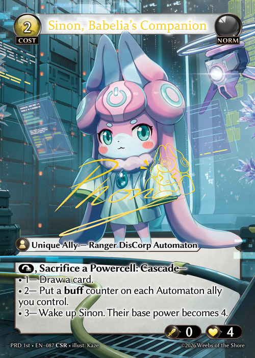 Sinon, Babelia's Companion