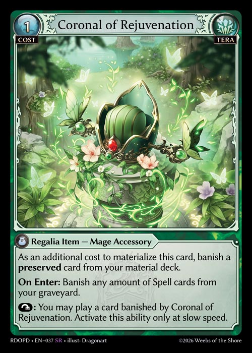 Coronal of Rejuvenation