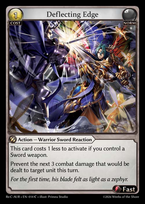 Deflecting Edge - Re:Collection Aurelian Regent Grand Archive spoiler