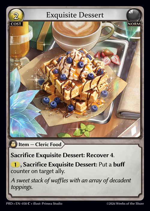 Exquisite Dessert