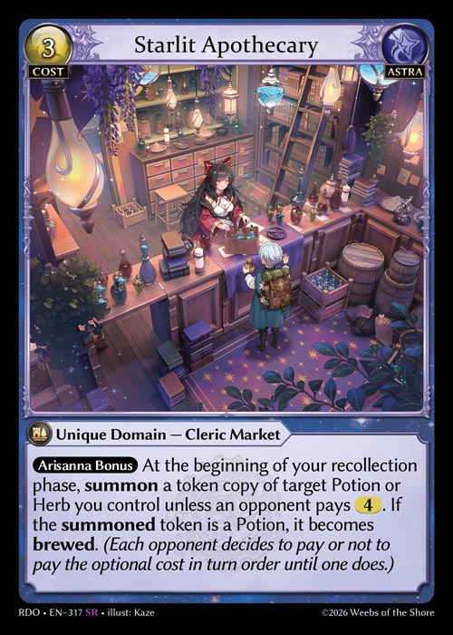 Starlit Apothecary - Radiant Origins Grand Archive spoiler