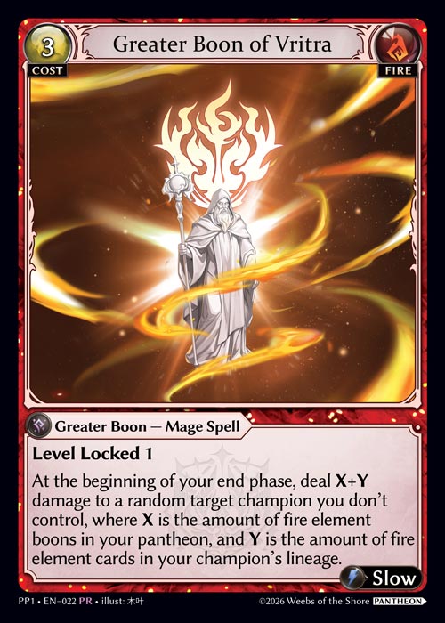 Greater Boon of Vritra - Pantheon Pack 1 Grand Archive spoiler