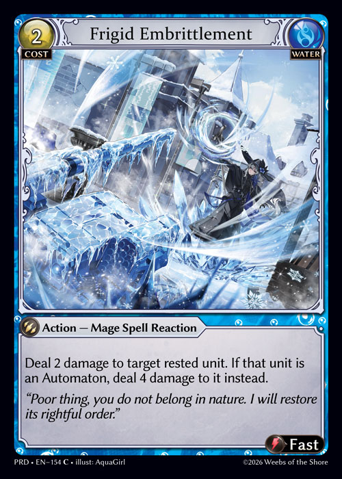 Frigid Embrittlement