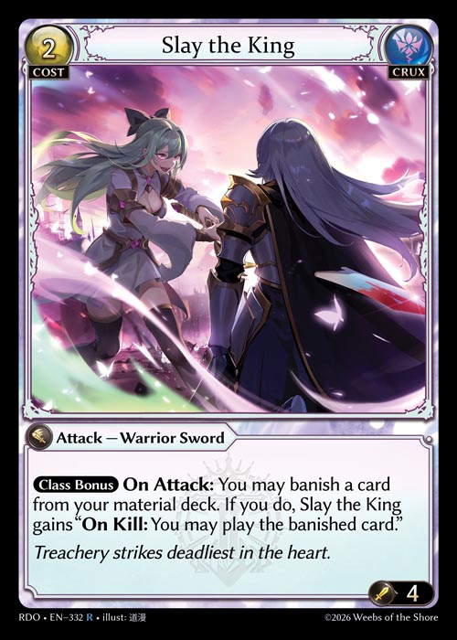 Slay the King - Radiant Origins Grand Archive spoiler