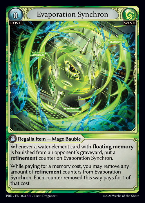 Evaporation Synchron