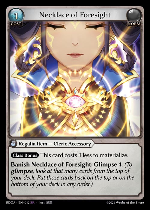 Necklace of Foresight
