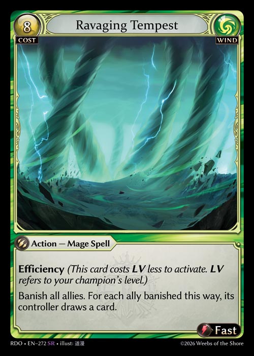 Ravaging Tempest - Radiant Origins Grand Archive spoiler