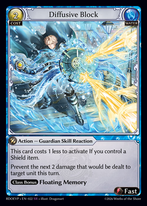 Diffusive Block - Radiant Origins Event Pack Grand Archive spoiler