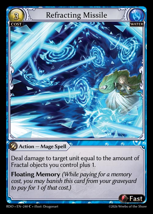Refracting Missile - Radiant Origins Grand Archive spoiler