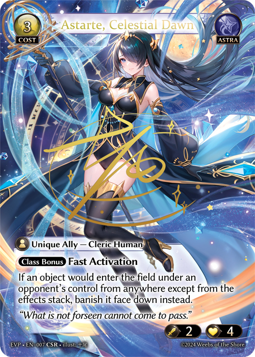 Astarte, Celestial Dawn - Index - Grand Archive Card Database