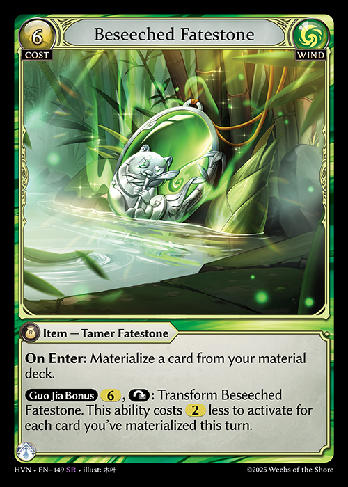 Fabled Ruby Fatestone (Abyssal Heaven First Edition) - Index