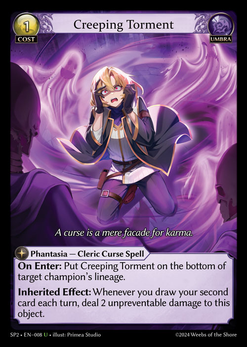 Creeping Torment (Supporter Pack 2) - Index - Grand Archive