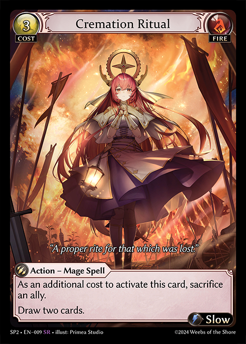 【追跡あり/匿名配送】Cremation Ritual 4枚 Cremation Ritual (Supporter Pack 2) - Index - Grand Archive