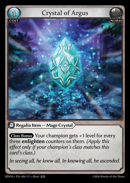 Crystal of Argus