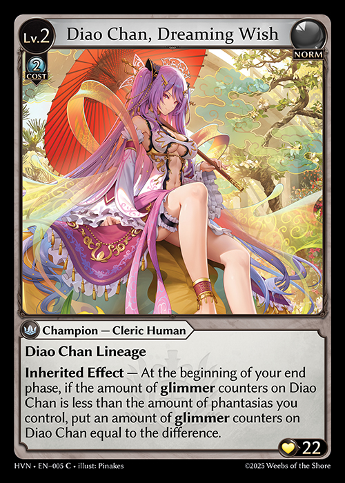 Diao Chan, Dreaming Wish (CSR) - Abyssal Heaven - Grand