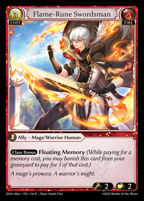 その他 Grand Archive PR Flame-Rune Swordsman Flame-Rune Swordsman - Index - Grand Archive Card Database
