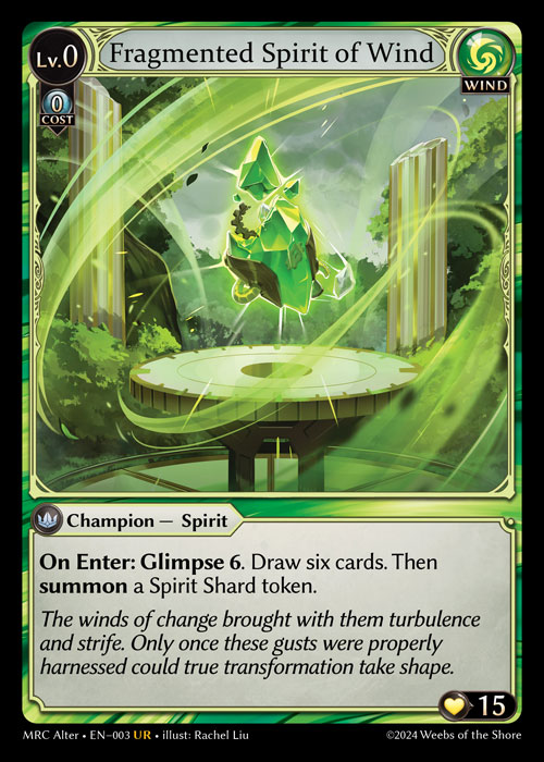Fragmented Spirit of Wind