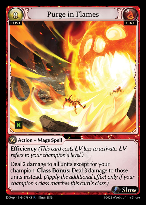Purge in Flames