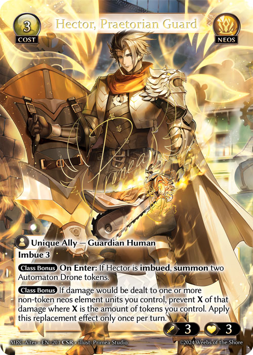 Grand Archive　Tonoris Lone Mercenary　CSR Grand Archive TCG Tonoris, Lone Mercenary - Alchemical