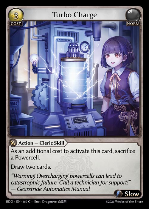 Turbo Charge - Radiant Origins Grand Archive spoiler
