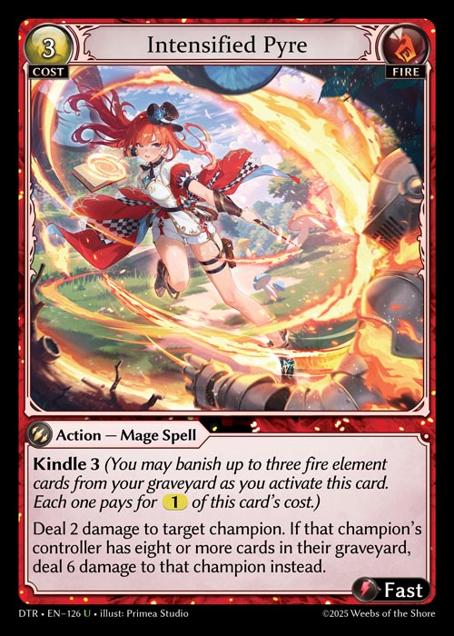 Intensified Pyre