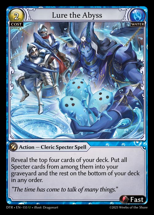 Lure the Abyss - Index - Grand Archive Card Database