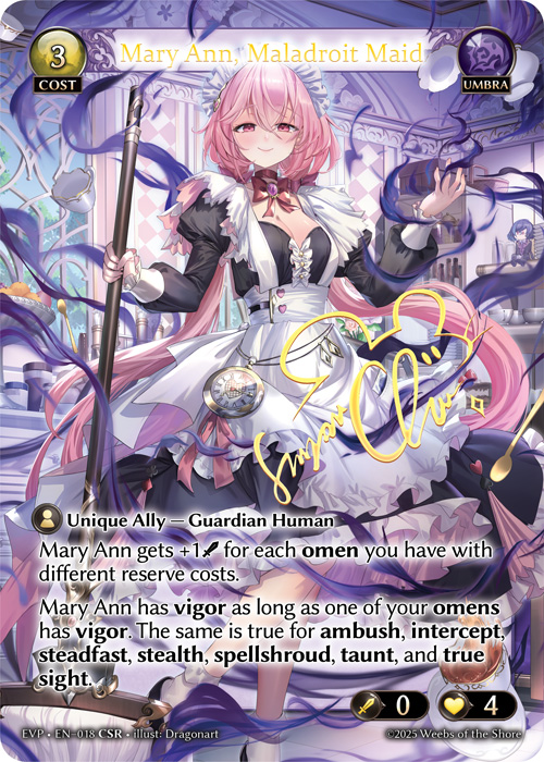 Mary Ann, Maladroit Maid (Event Packs) - Index - Grand Archive