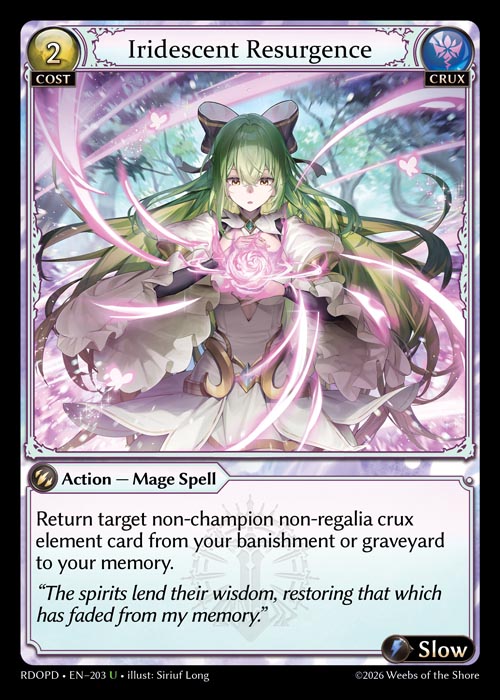 Iridescent Resurgence