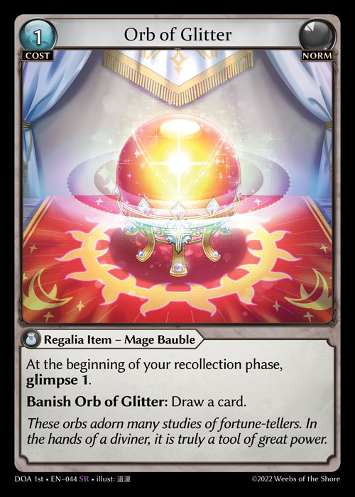 Orb of Glitter - Promotional Cards - Grand Archive TCG