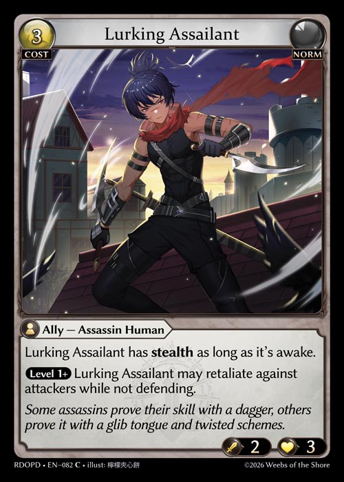 Lurking Assailant - Radiant Origins Pantheon Decks Grand Archive spoiler