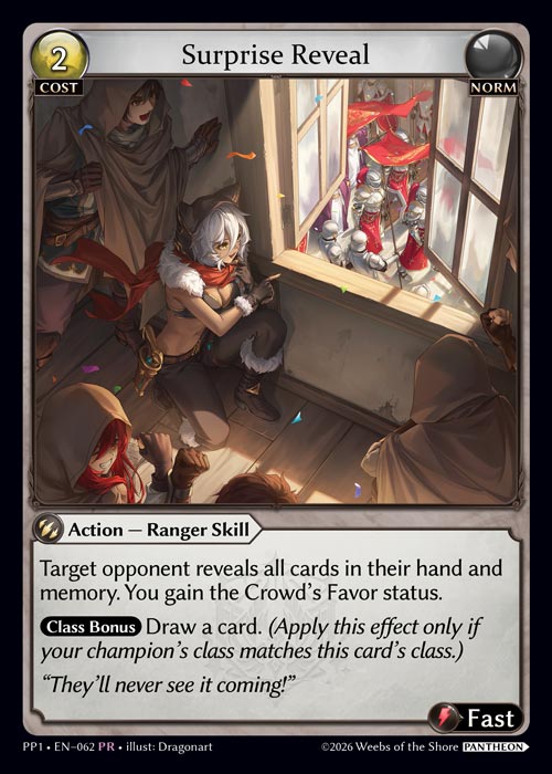 Surprise Reveal - Pantheon Pack 1 Grand Archive spoiler