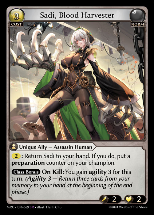 Sadi, Blood Harvester (Mercurial Heart First Edition