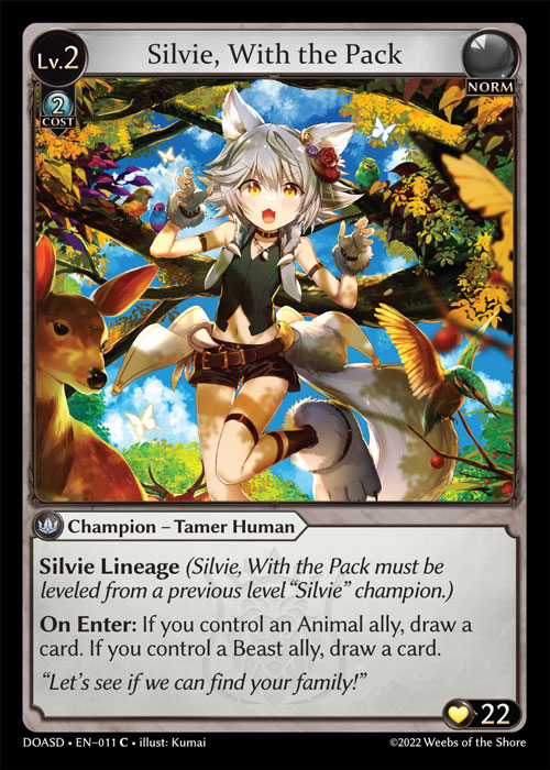 Silvie, Loved by All | ProjectCCG