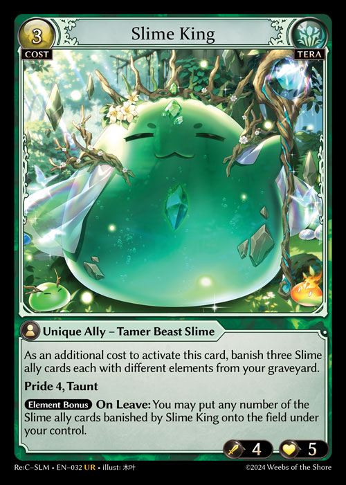 Red Slime - FTC EN-056 - x1 - UC - NM - Foil - Grand Archive