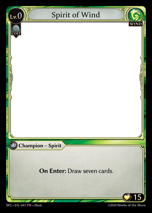 Spirit of Wind (Supporter Pack 2) - Index - Grand Archive