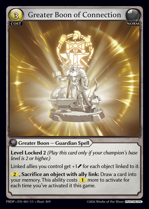 Greater Boon of Connection
