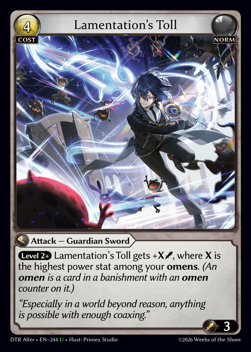 Lamentation's Toll 244 de Distorted Reflections Alter Edition