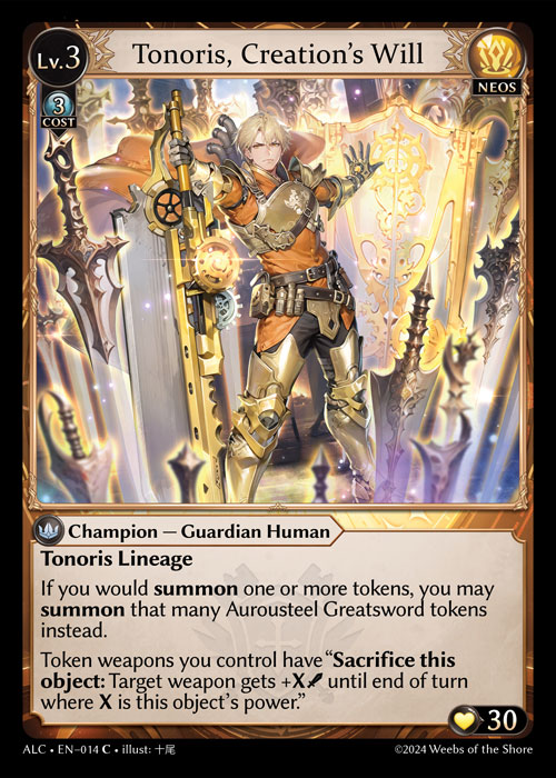 Tonoris, Lone Mercenary - Alchemical Revolution - Grand