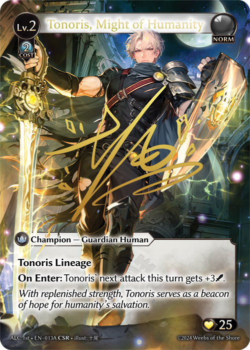 Grand Archive　Tonoris Lone Mercenary　CSR Grand Archive TCG Tonoris, Lone Mercenary - Alchemical