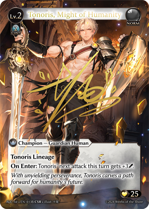 Grand Archive TCG Tonoris, Lone Mercenary - Alchemical