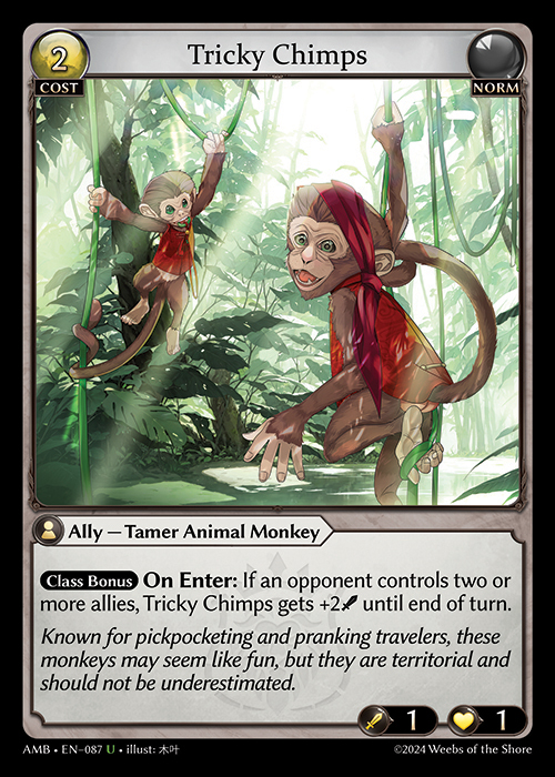 Tricky Chimps