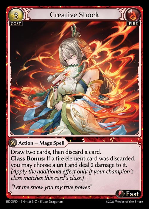 Creative Shock - Radiant Origins Pantheon Decks Grand Archive spoiler