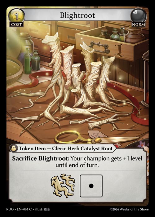 Blightroot - Radiant Origins Grand Archive spoiler