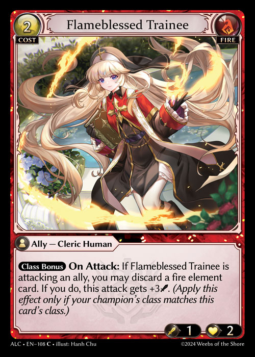 Flameblessed Trainee