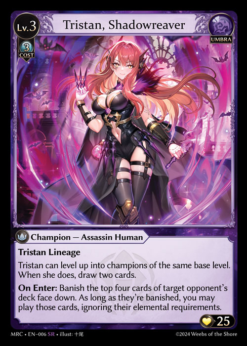 Tristan, Shadowreaver (Mercurial Heart) - Index - Grand Archive