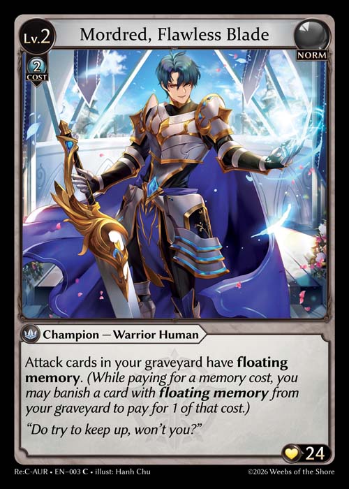 Mordred, Flawless Blade